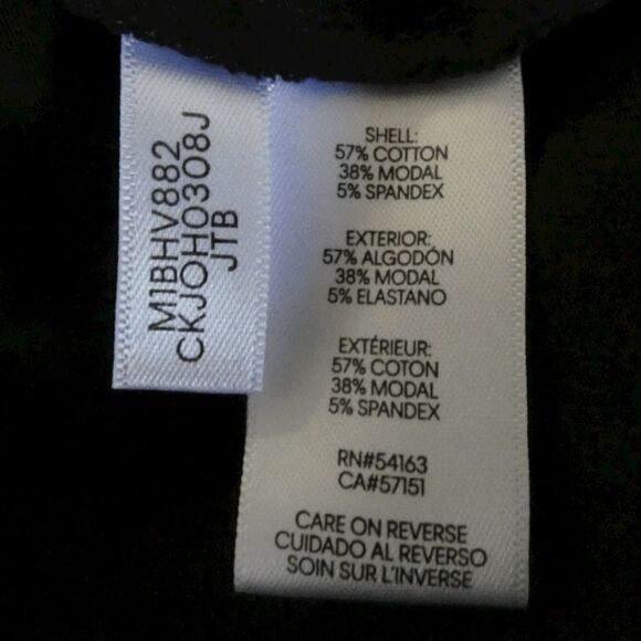 Calvin Klein Gold Glitter Graphic Short Sleeve Tee Size L - Picture 6 of 9